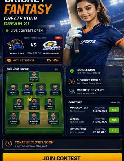 Fgtspan (fgts pan) fantasy cricket & matchday visual 3